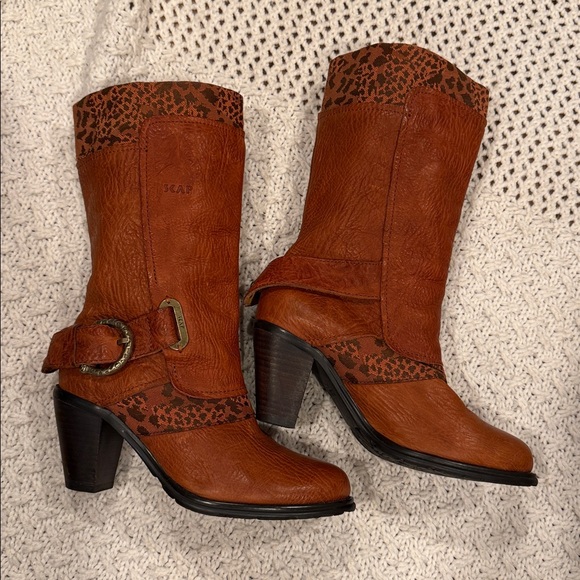 SKAP WOMENS 7/5  Leather Knee-High Boots - Picture 5 of 13